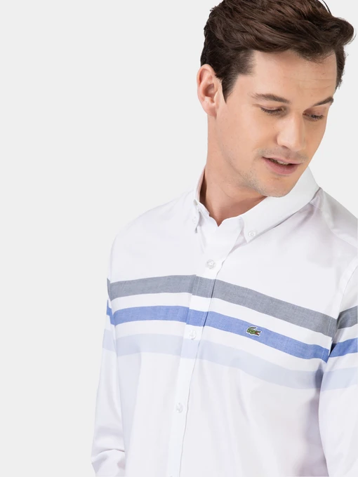 Бавовняна Чоловіча Сорочка повсякденна Lacoste фото 2