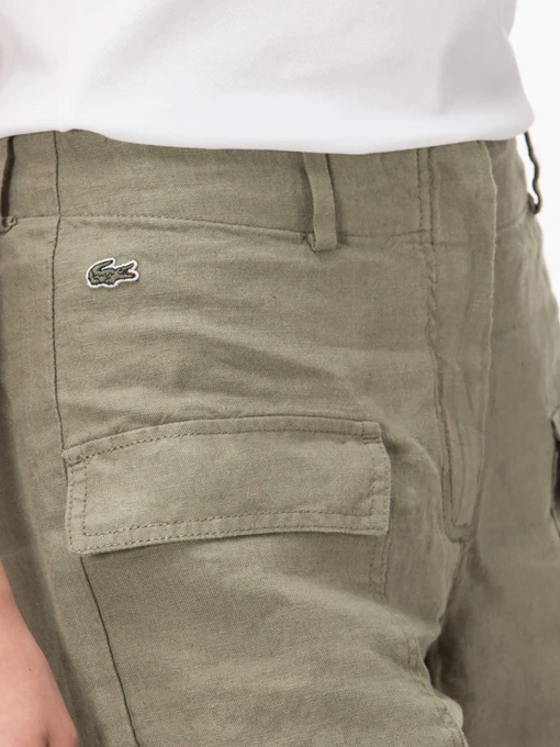 Лляні Жіночі Повсякденні шорти Lacoste фото 2