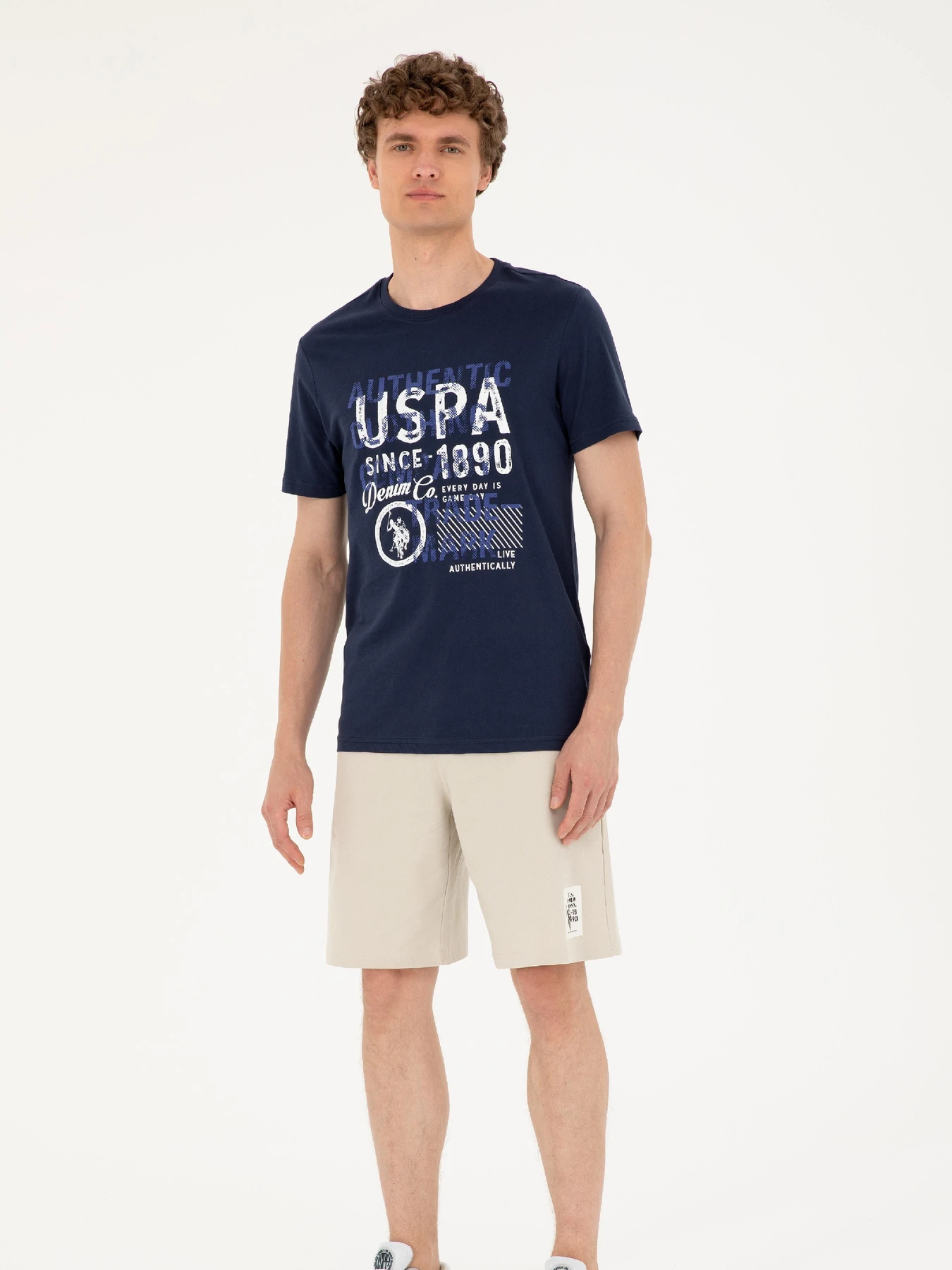 Футболки и поло US Polo модель USPAINT.1573115.VR033 Футболки и поло US Polo модель USPAINT.1573115.VR033 Фото