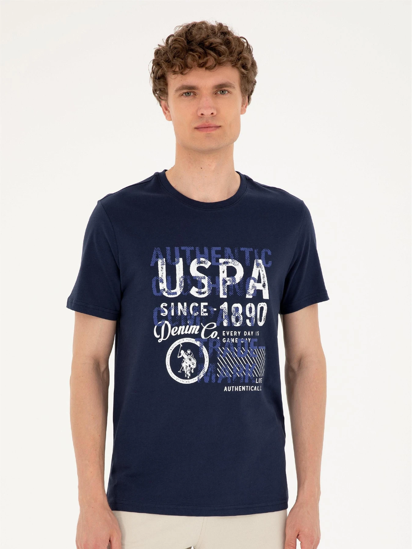 Футболки и поло US Polo модель USPAINT.1573115.VR033 Футболки и поло US Polo модель USPAINT.1573115.VR033 Фото