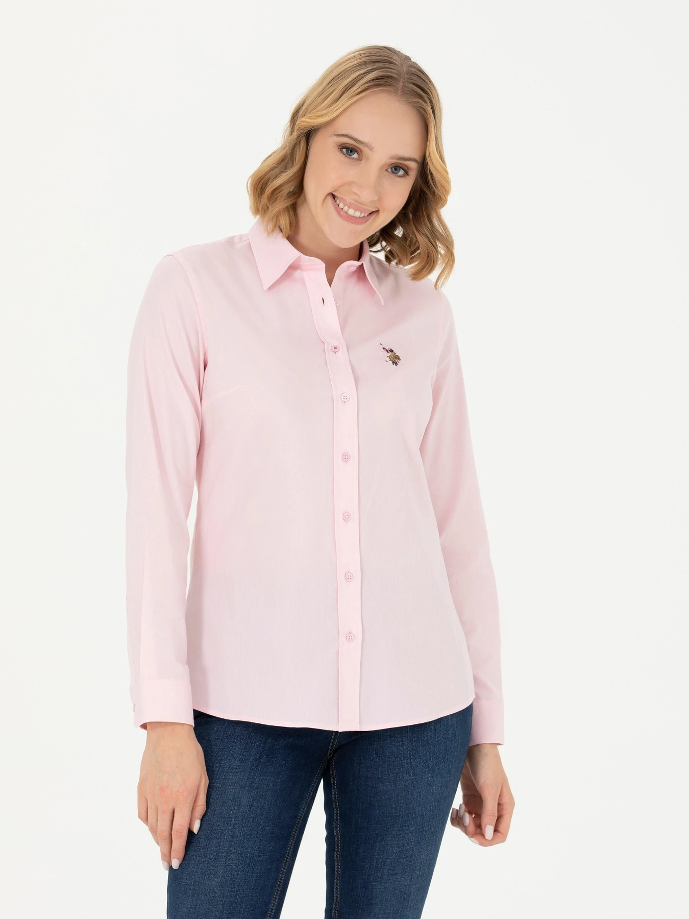 Рубашки US Polo модель G082SZ004.000.1570132.VR041 Фото