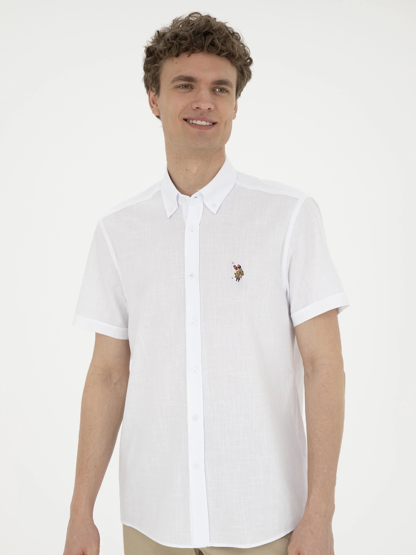 Рубашки US Polo модель G081GL004.000.1829502.VR013 Фото