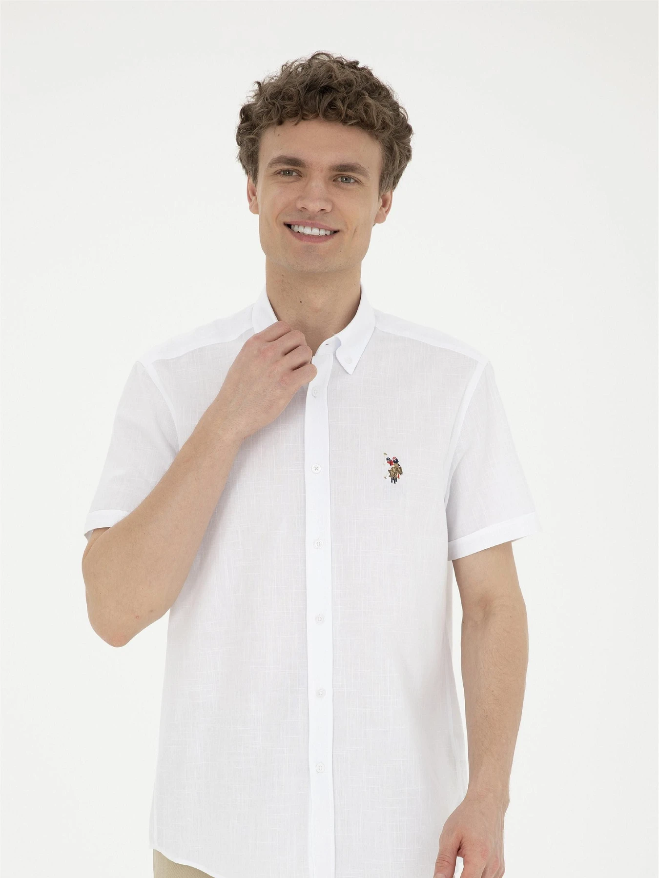 Рубашки US Polo модель G081GL004.000.1829502.VR013 Фото