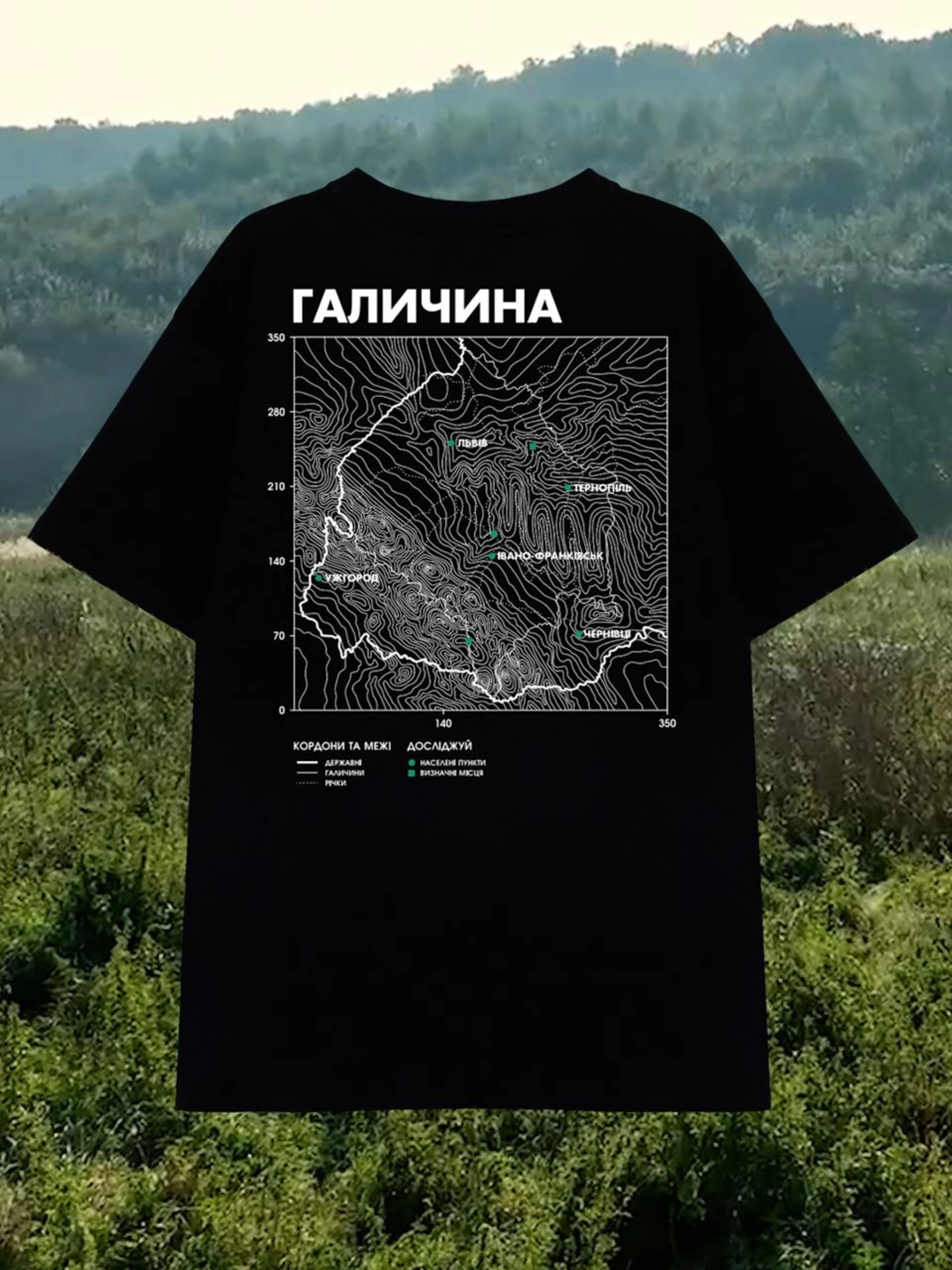 Бавовняна Жіноча Футболка Bezlad Галичина фото 3