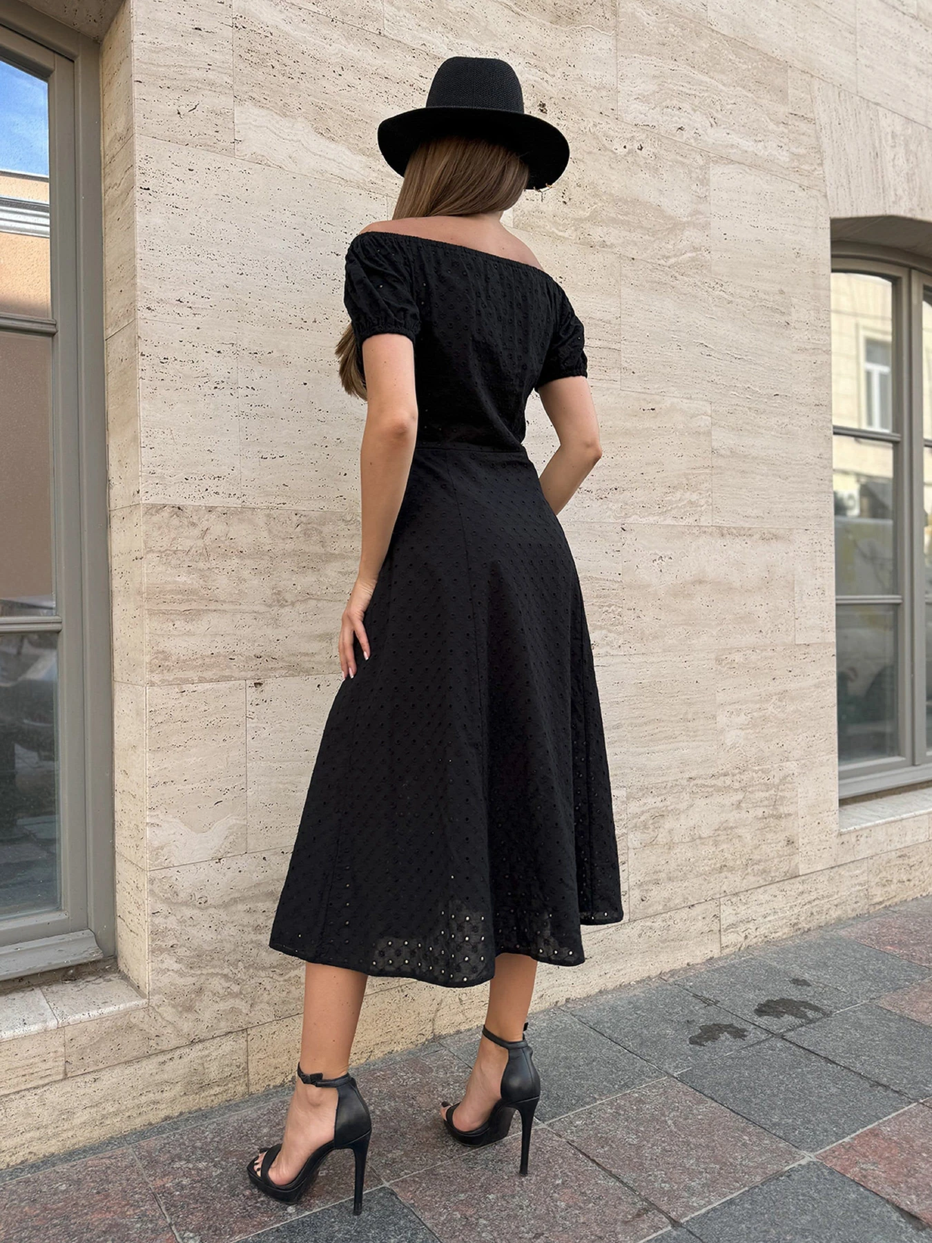 Платья ISSA Plus модель 14733_черный Платья ISSA Plus модель 14733_черный Фото