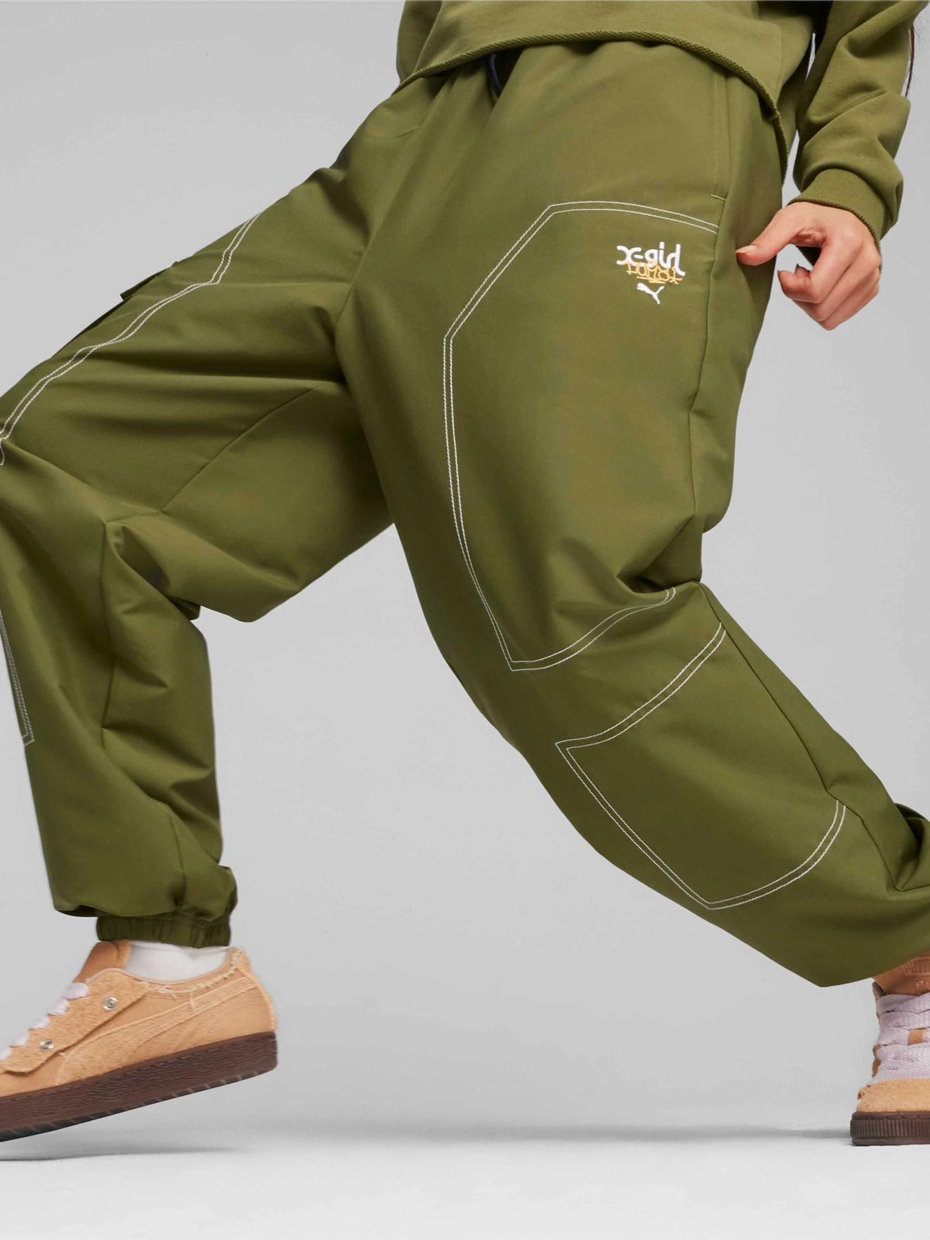 Брюки PUMA x X-girl Cargo Pants модель 624719 Фото