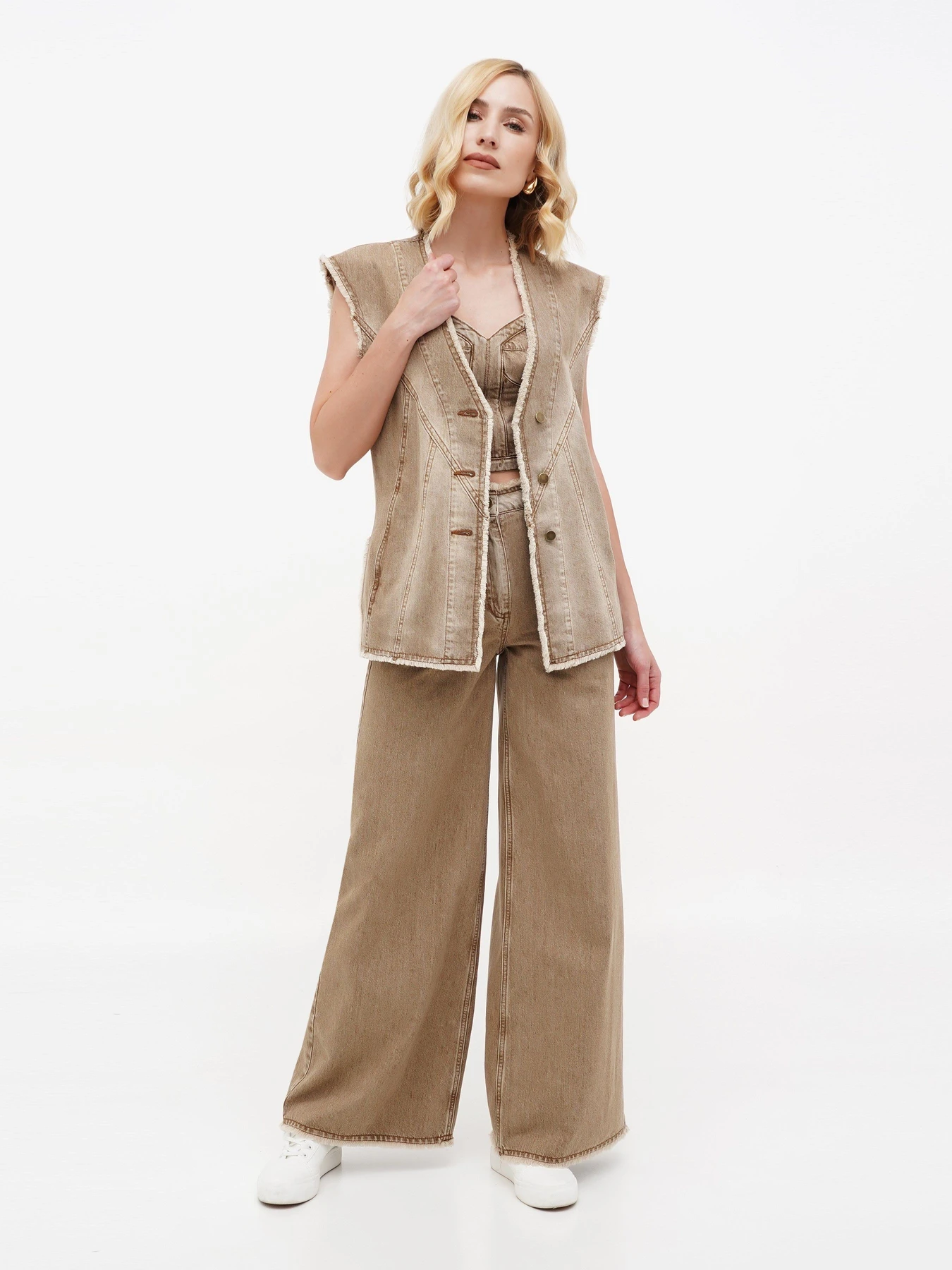 Светри та кардигани A.G.N.A модель AG-11002-BEIGE Фото