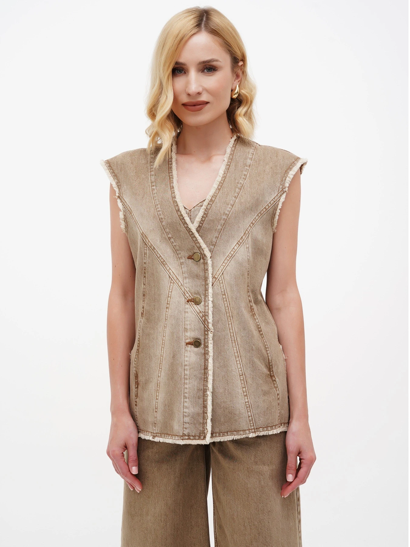 Светри та кардигани A.G.N.A модель AG-11002-BEIGE Фото