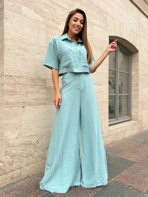 Костюмы ISSA Plus модель 14736_оливковый Фото