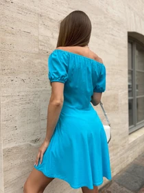 Платья ISSA Plus модель 14744_голубой Фото