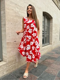 Платья ISSA Plus модель 14748_красный Фото