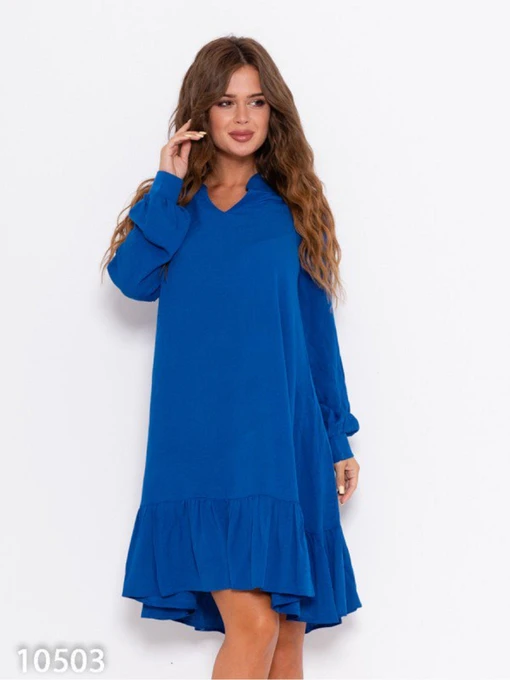 Платья ISSA Plus модель 10503_электрик Фото