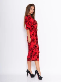 Платья ISSA Plus модель 10988_красный Фото