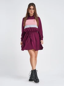 Платья ISSA Plus модель 11289_бордовый Фото