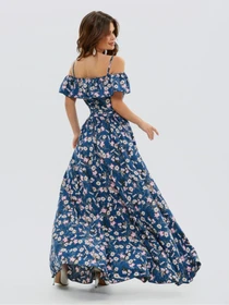 Сукні ISSA Plus модель 11535_синий Фото