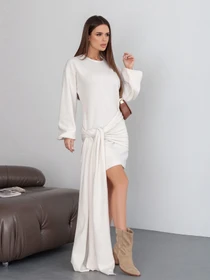 Платья ISSA Plus модель 14420_молочный Фото