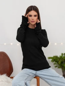 Худи и свитшоты ISSA Plus модель 14423_черный Фото