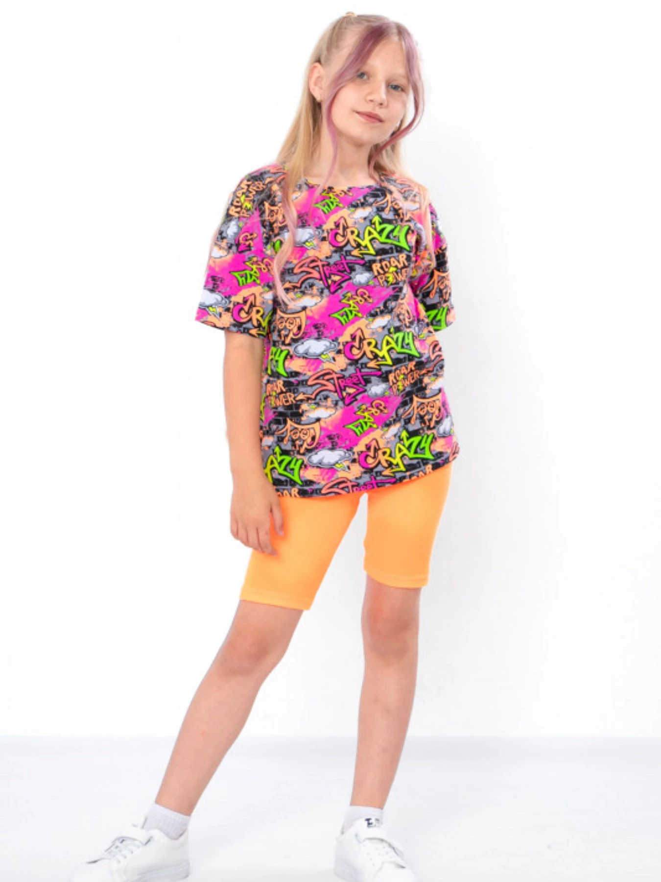 Костюмы Носи своє модель 6420-043-pomaranchevij-neon Фото