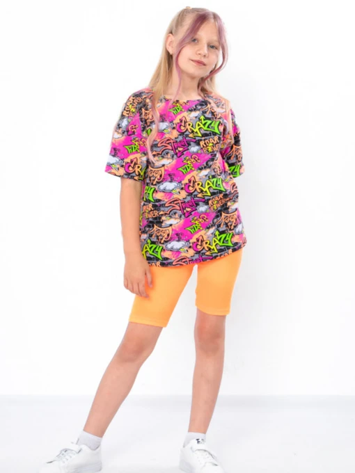 Костюмы Носи своє модель 6420-043-pomaranchevij-neon Фото