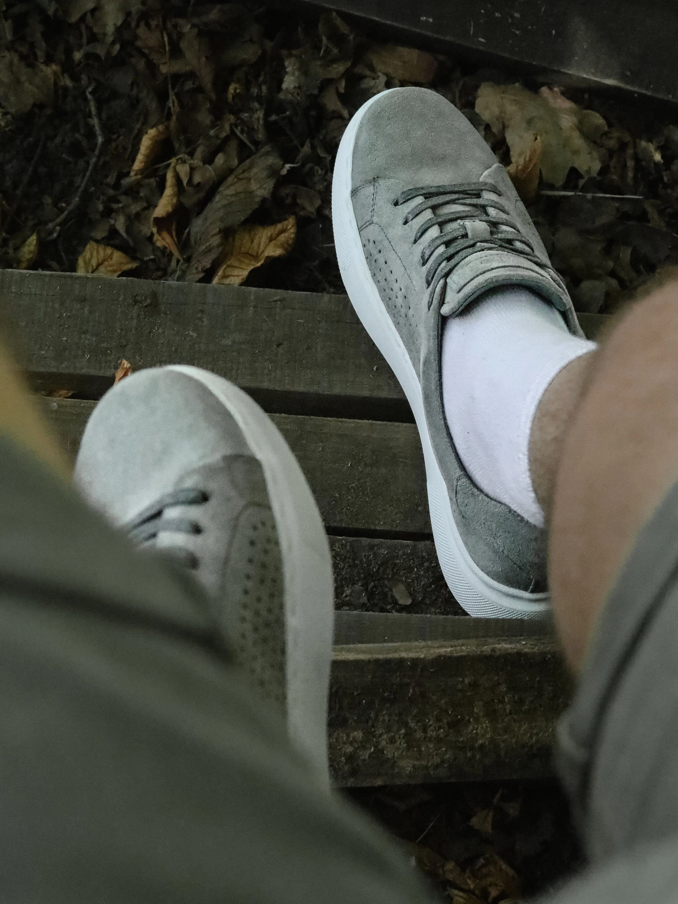 Кеди Legessy модель VINIL_GREY_PERF Фото