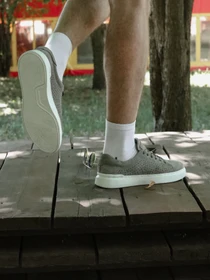 Кеди Legessy модель VINIL_GREY_PERF Фото