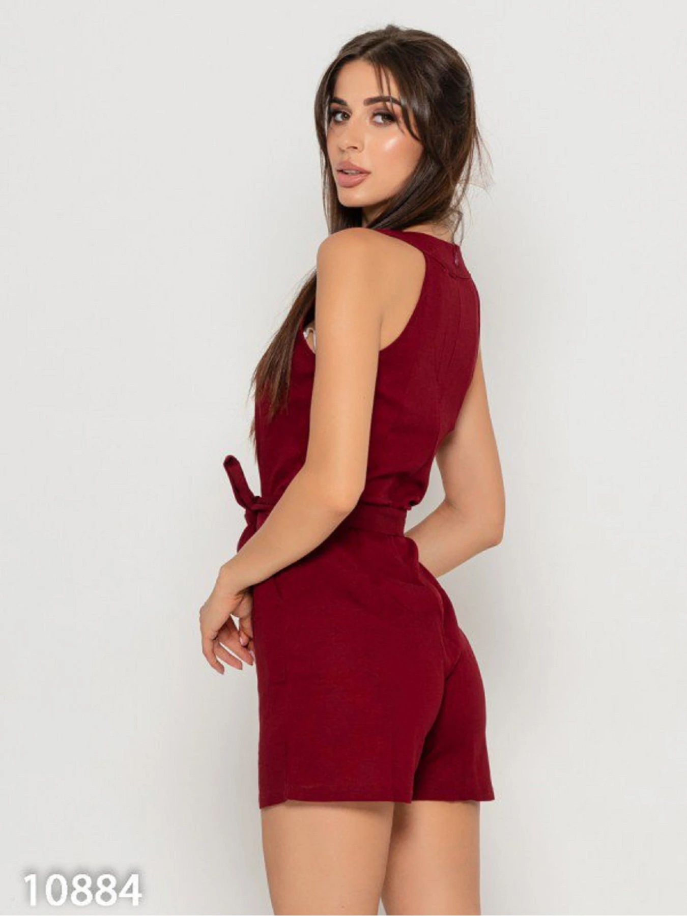 Комбинезоны ISSA Plus модель 10884_бордовый Фото