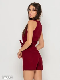 Комбинезоны ISSA Plus модель 10884_бордовый Фото