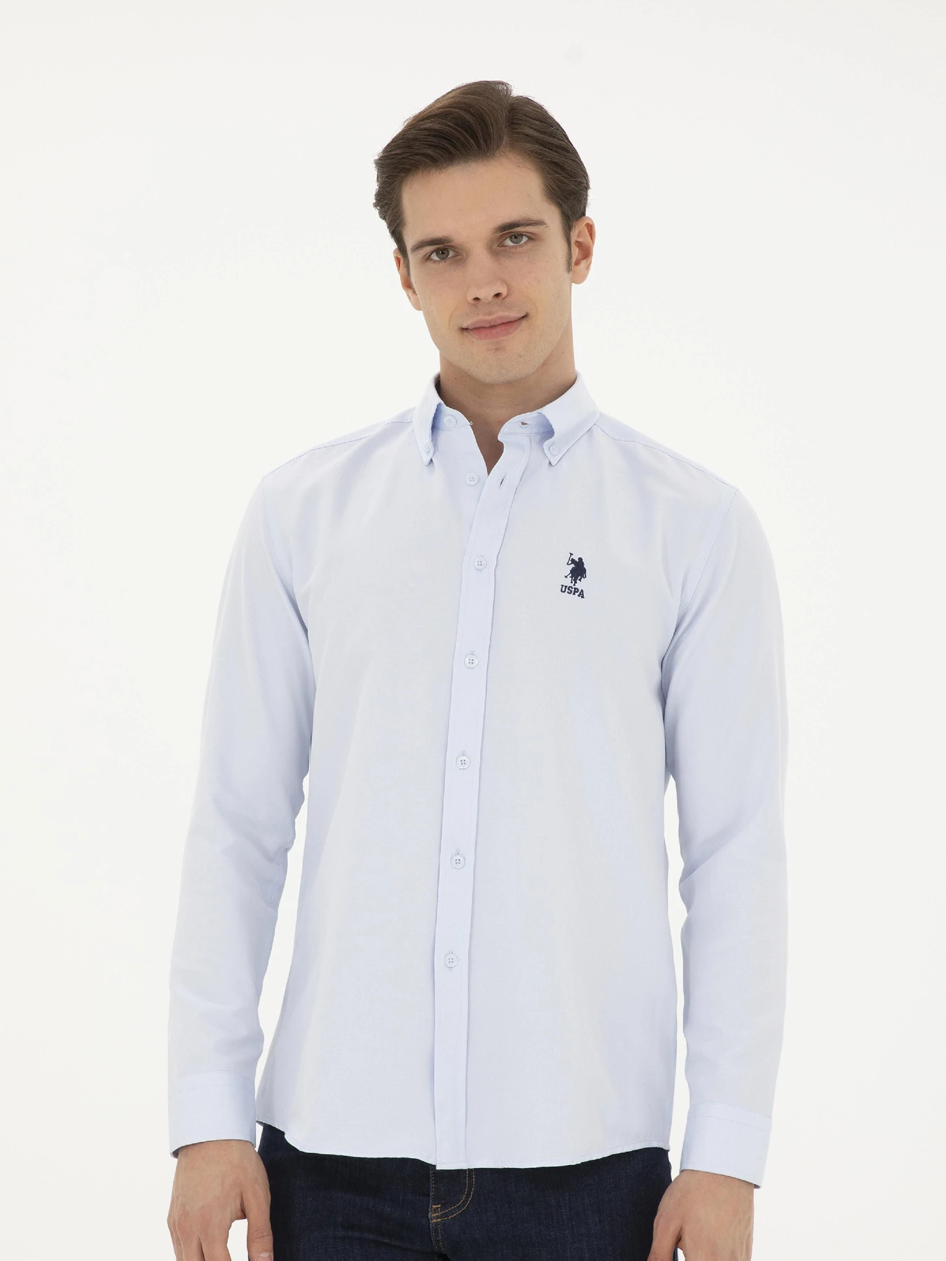 Сорочки US Polo модель G081GL004.000.1829634.VR003 Фото