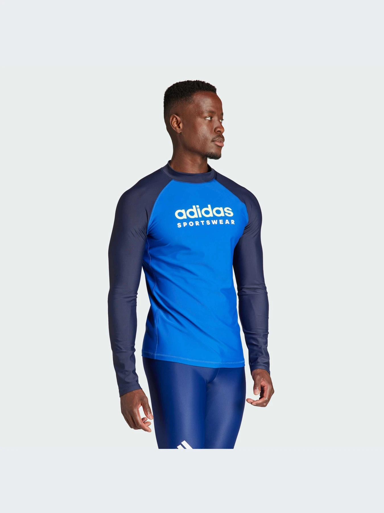 Одежда для пляжа Adidas Лонгслів для плавання модель IN1609 Фото