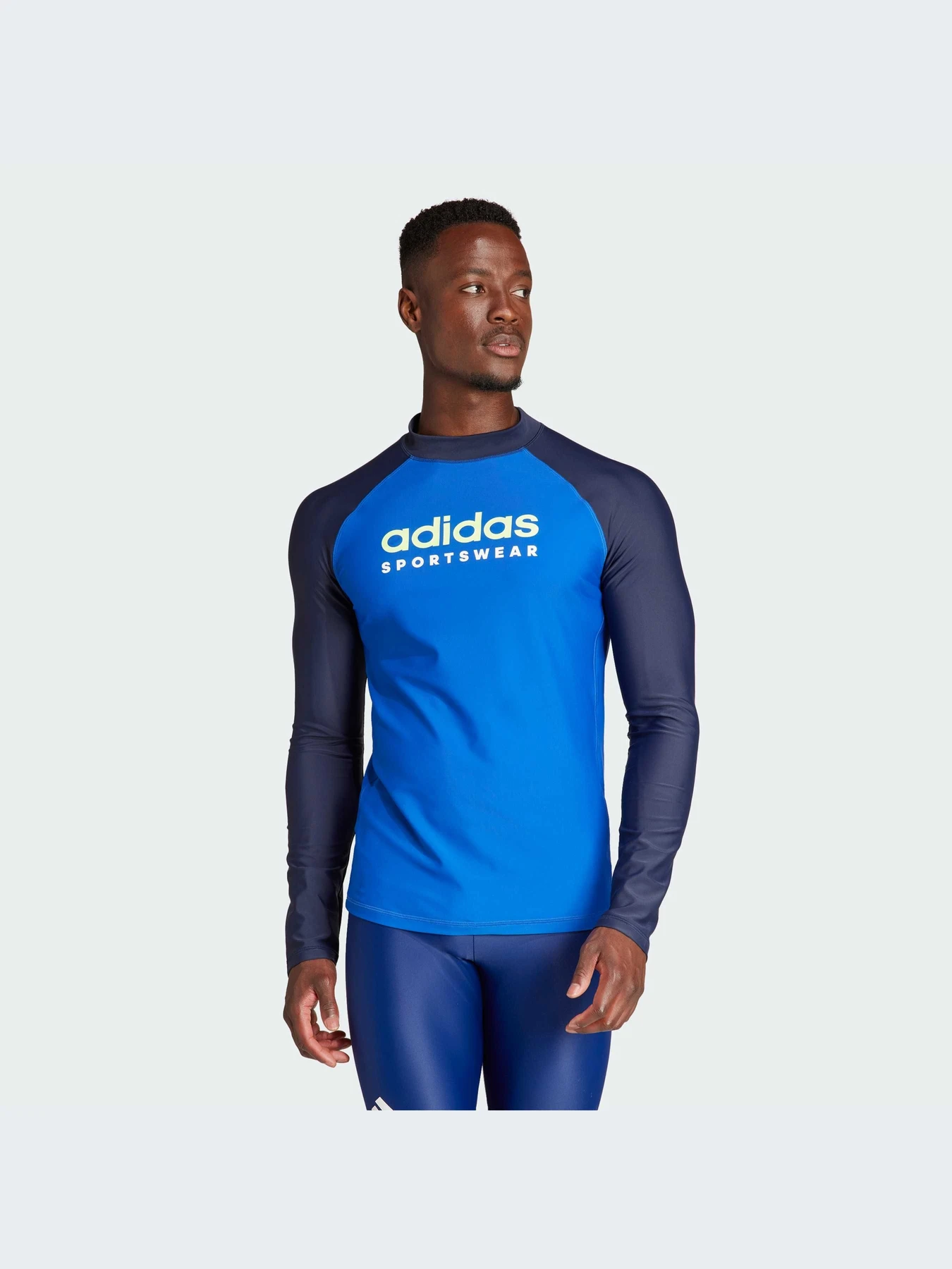 Одежда для пляжа Adidas Лонгслів для плавання модель IN1609 Фото