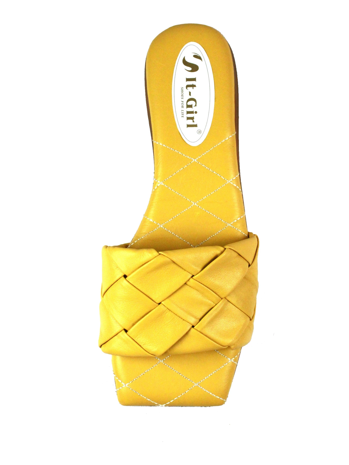 Шлёпанцы It-girl модель 2804-U29-yellow Шлёпанцы It-girl модель 2804-U29-yellow Фото