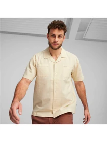 Рубашки PUMA Mmq Seersucker Shirt модель 624016 Фото