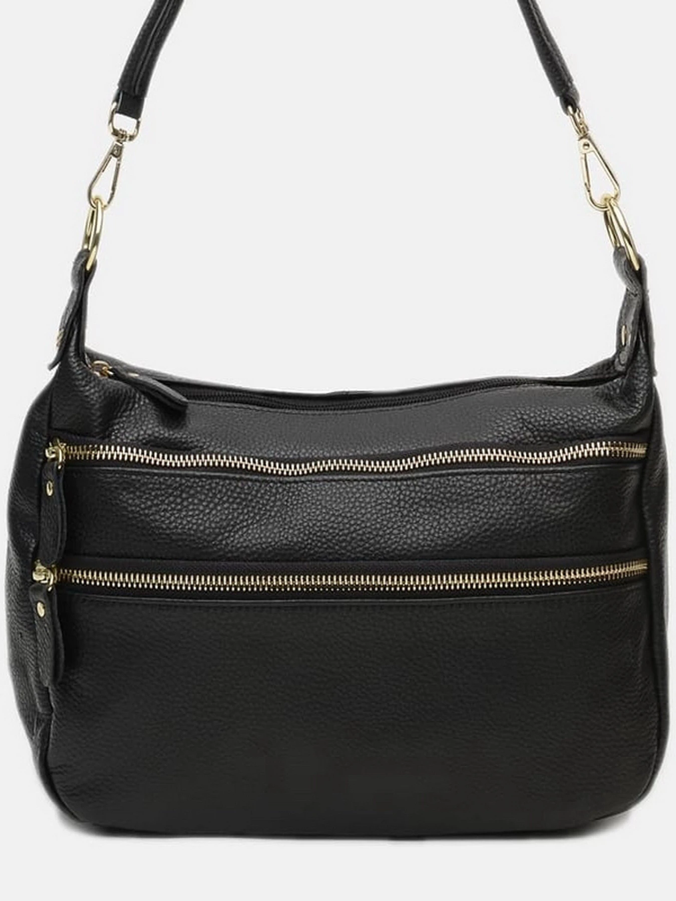 Сумки Borsa Leather модель K1213-black Фото