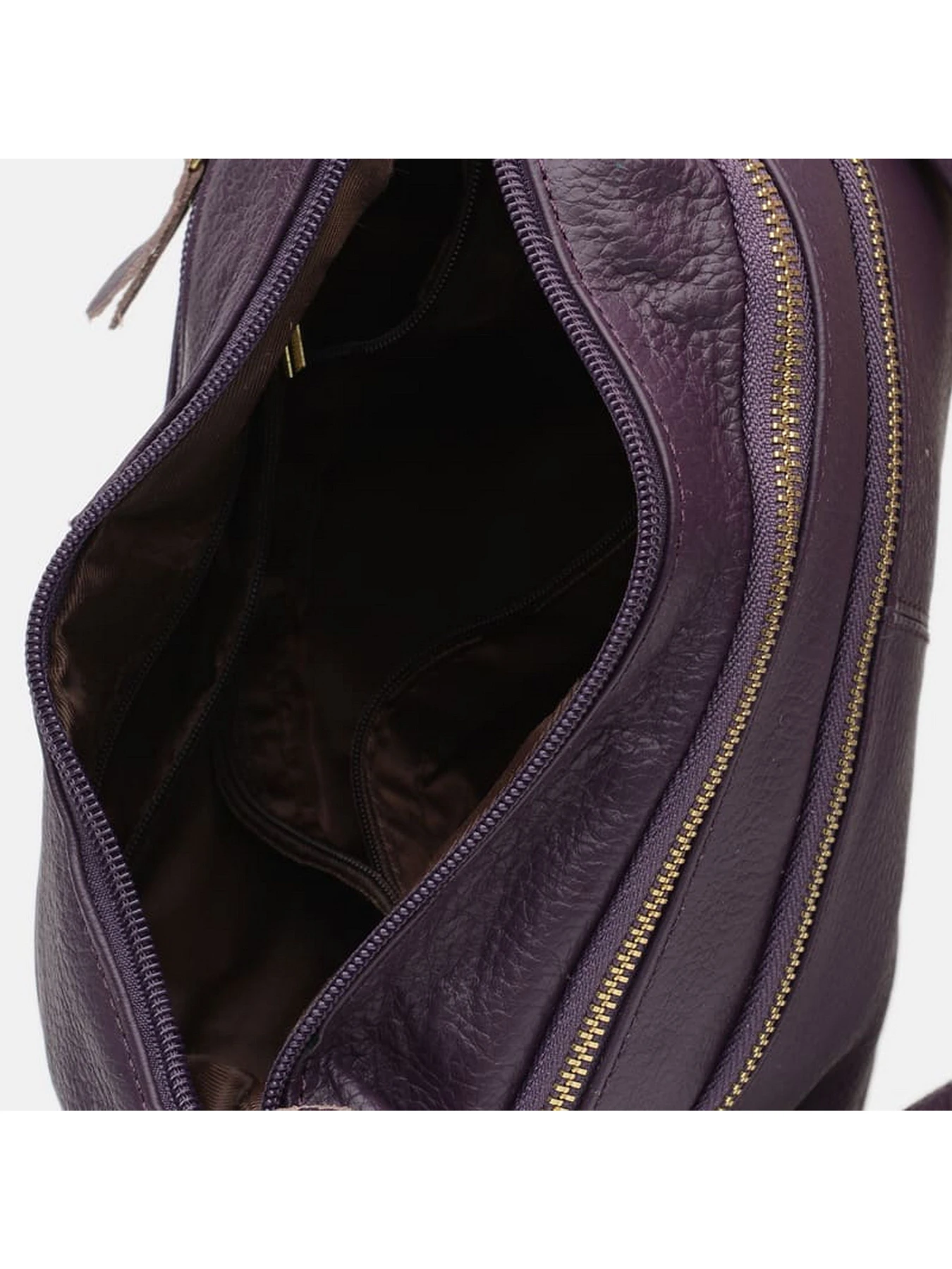 Сумки Borsa Leather модель K1213-violet Фото