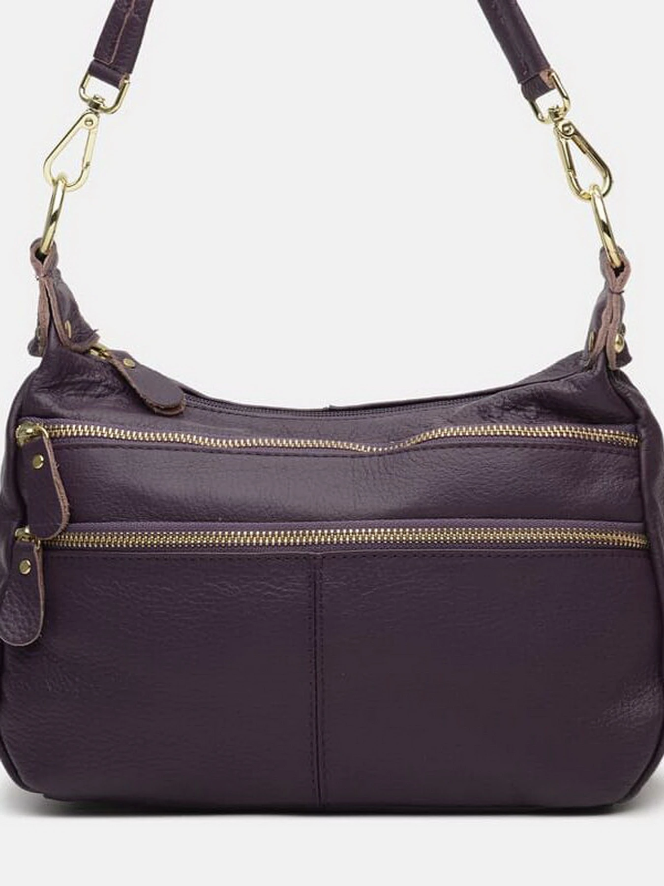 Сумки Borsa Leather модель K1213-violet Фото