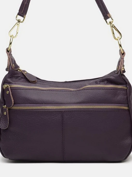 Сумки Borsa Leather модель K1213-violet Фото