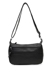 Сумки Borsa Leather модель K1028a-black Фото