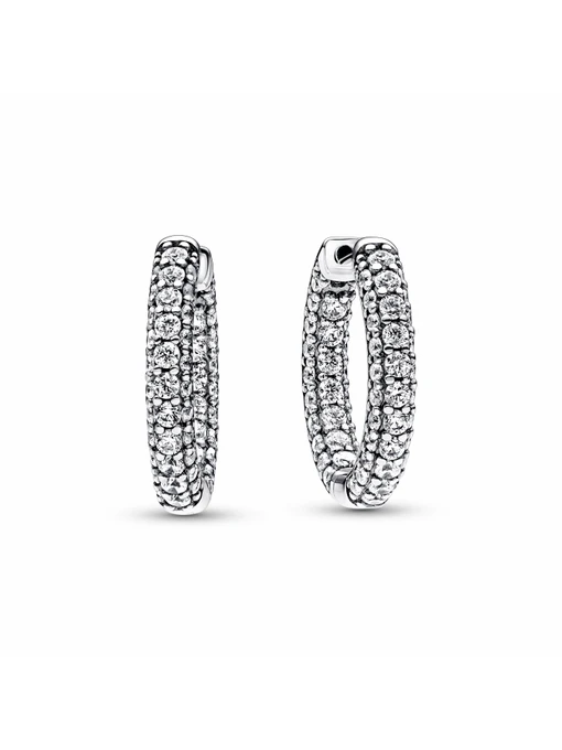 Серьги-кольца PANDORA модель 292624C01 Фото