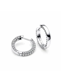 Серьги-кольца PANDORA модель 292624C01 Фото