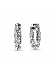 Серьги-кольца PANDORA модель 292624C01 Фото