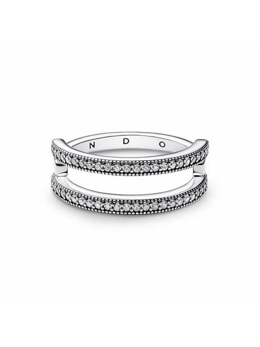 PANDORA Каблучки колір срібний фото 2