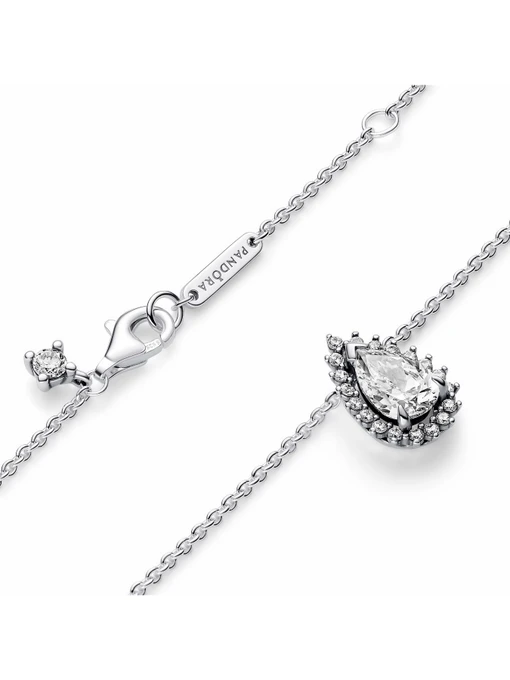PANDORA Кольє колір білий фото 3