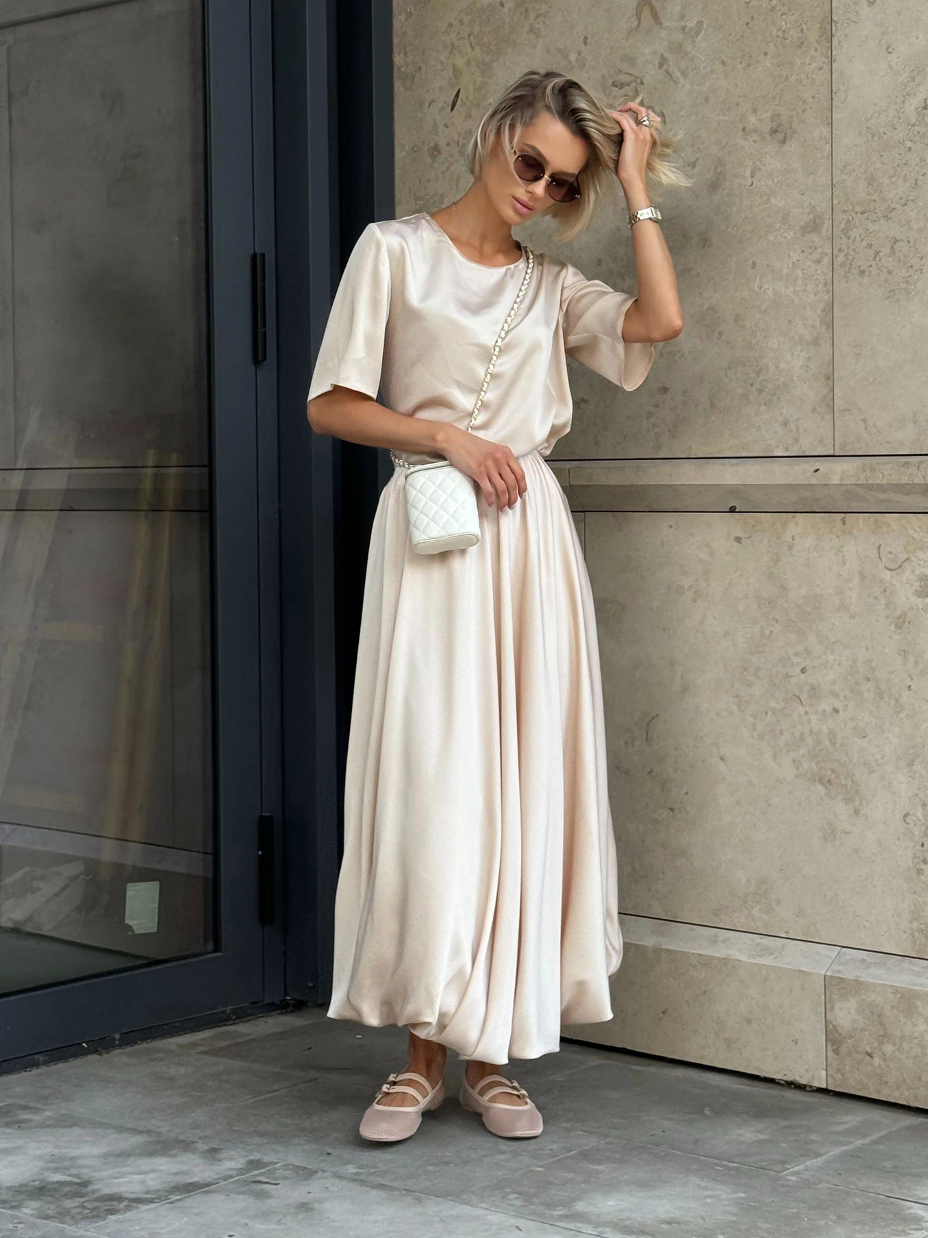 Юбки Jadone Fashion модель Beta_bej Фото