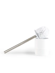 Йоржик для унітазу білий Boston MBM HOME модель BA-06 WHITE Фото