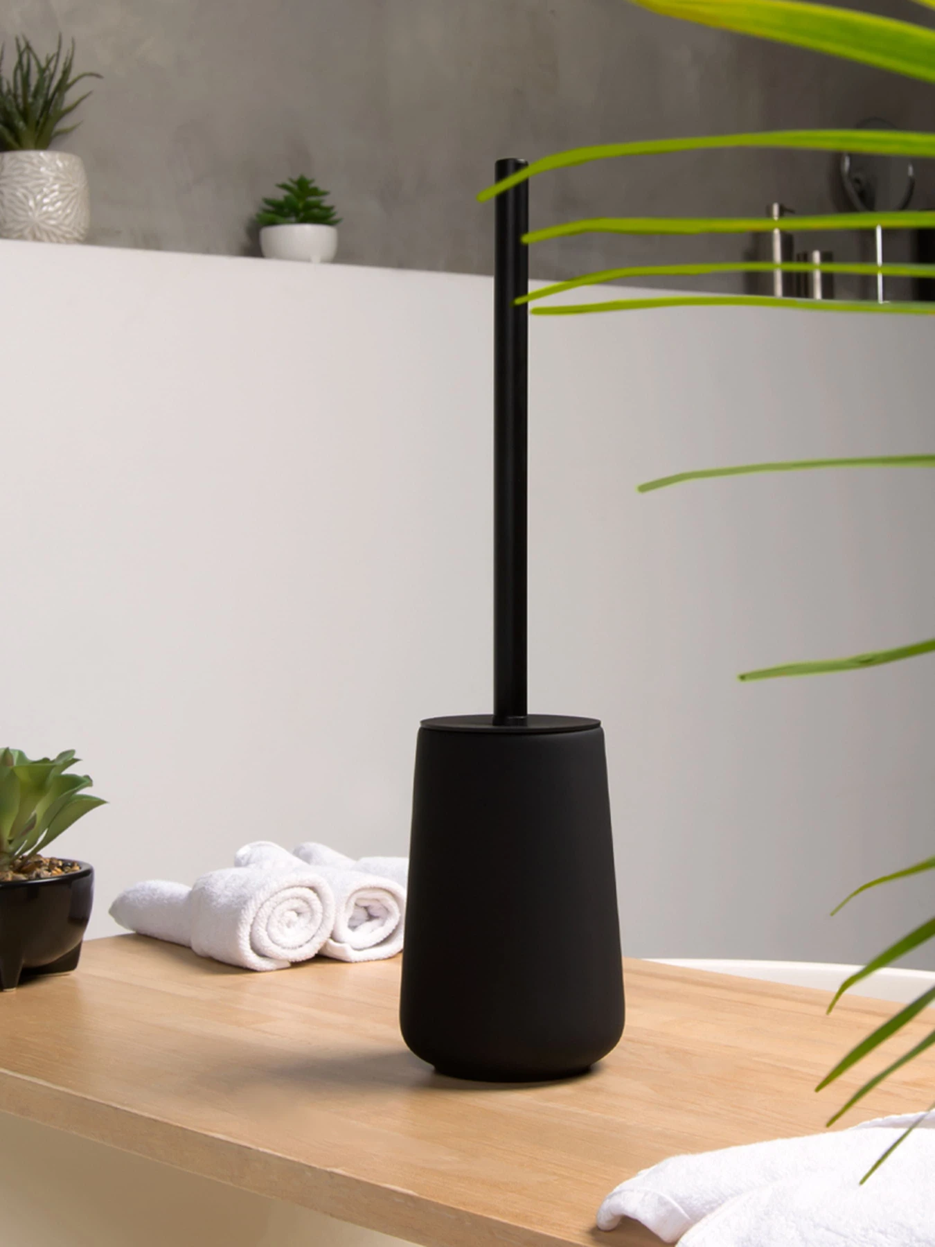 Ершик для унитаза черный Jersey MBM HOME модель BA-18 BLACK Ершик для унитаза черный Jersey MBM HOME модель BA-18 BLACK Фото