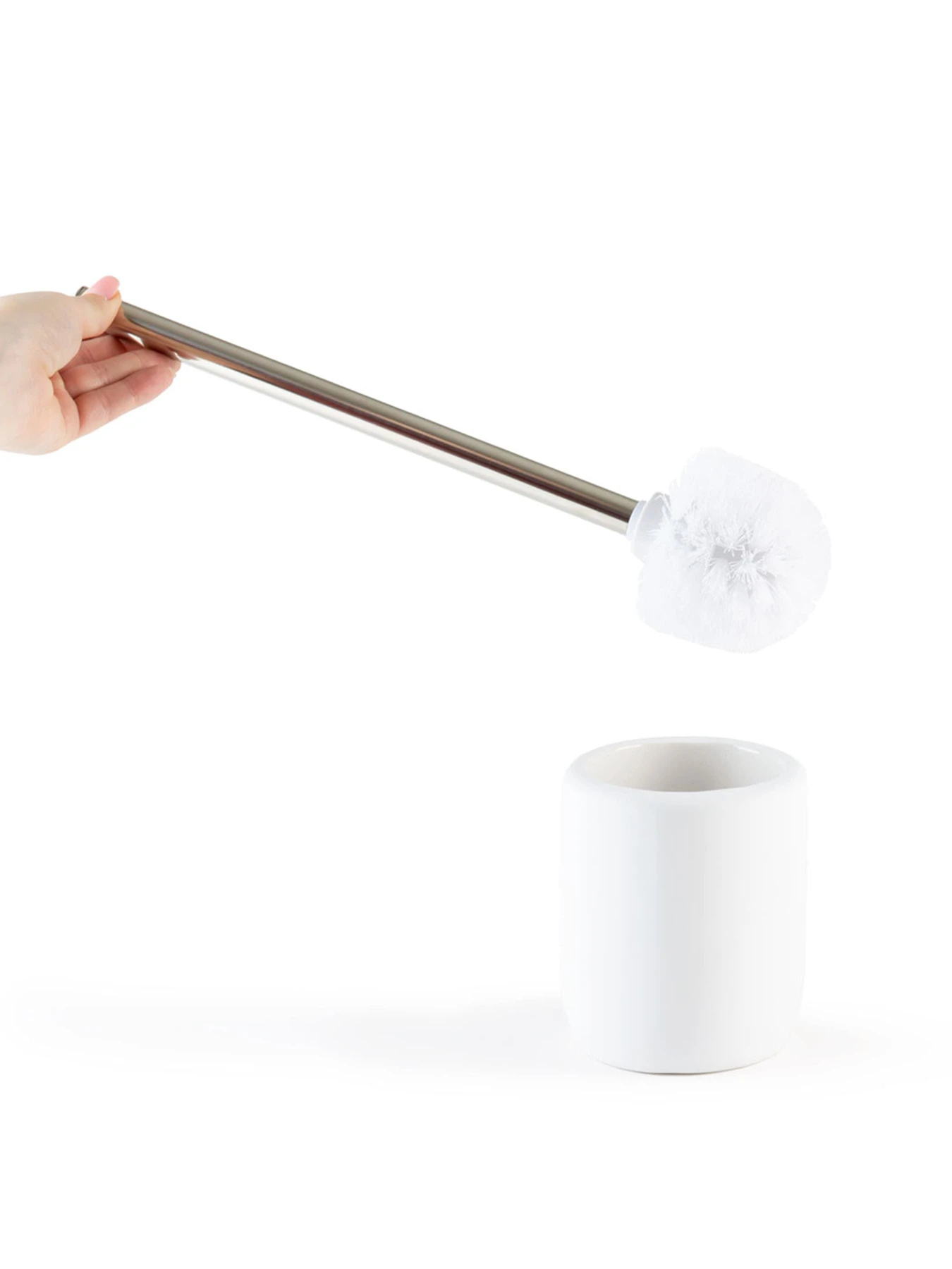 Ершик для унитаза белый Milan MBM HOME модель BA-25 WHITE Ершик для унитаза белый Milan MBM HOME модель BA-25 WHITE Фото