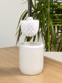 Ершик для унитаза белый Milan MBM HOME модель BA-25 WHITE Фото