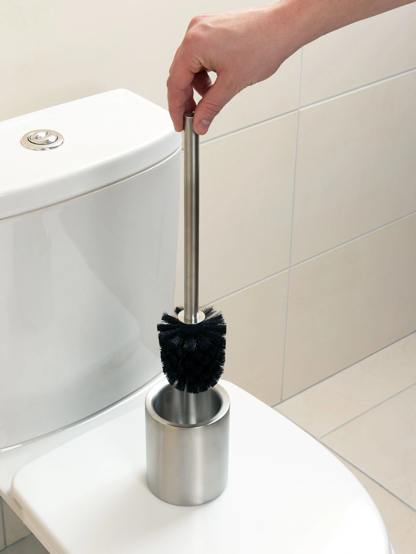Ершик для унитаза MBM HOME модель BA-27 SS/BLACK Ершик для унитаза MBM HOME модель BA-27 SS/BLACK Фото
