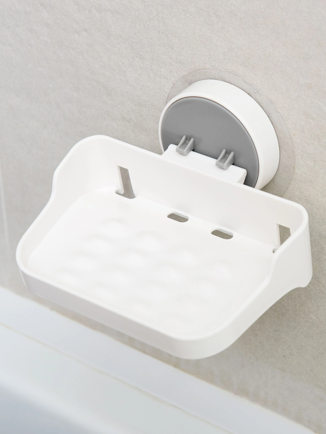 Мильниця клейка біла MBM HOME модель BP-4 WHITE Мильниця клейка біла MBM HOME модель BP-4 WHITE Фото