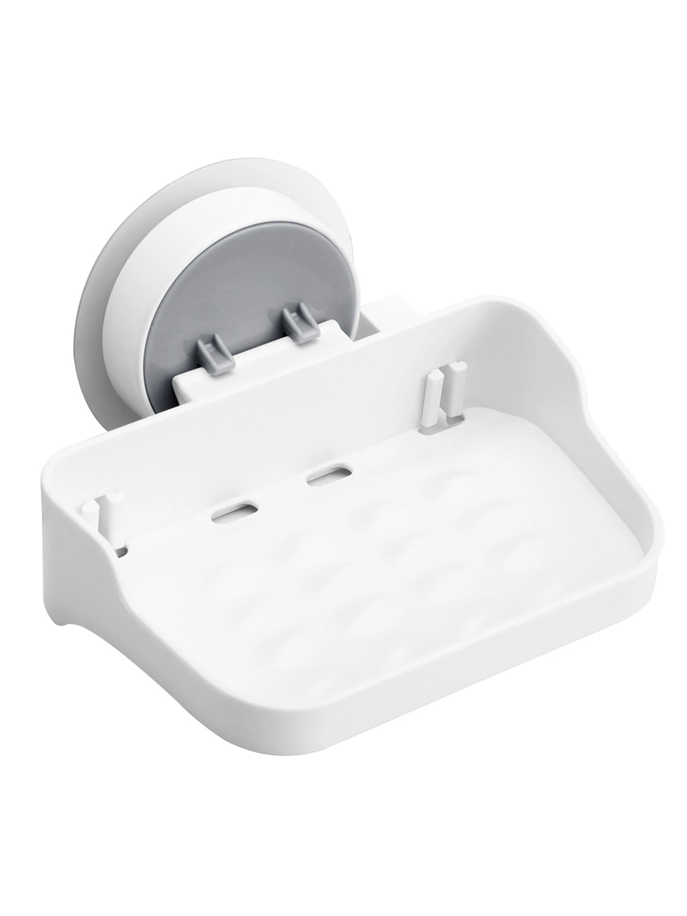 Мильниця клейка біла MBM HOME модель BP-4 WHITE Мильниця клейка біла MBM HOME модель BP-4 WHITE Фото